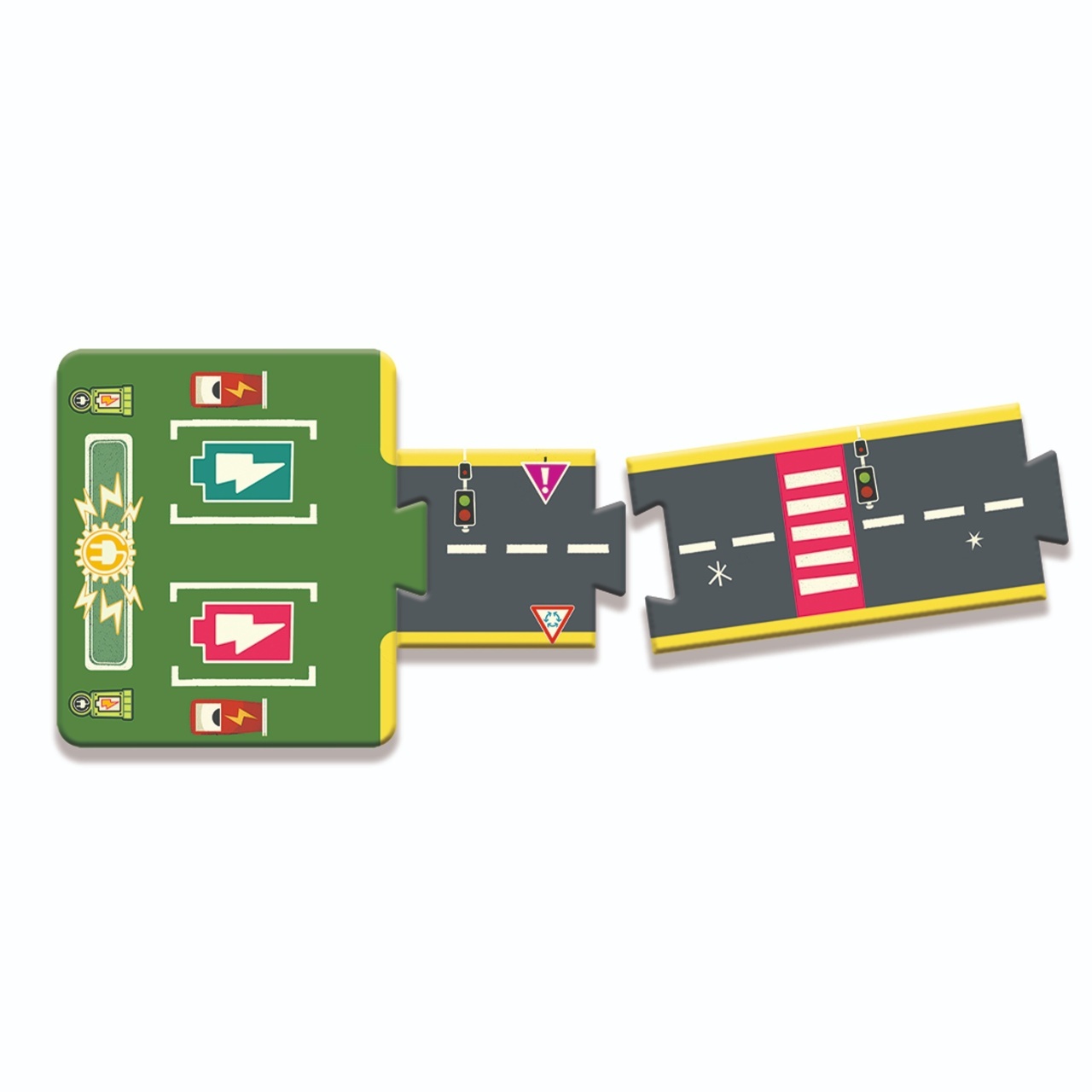 Puzzle Circuit gigant de curse, Djeco - imagine 4
