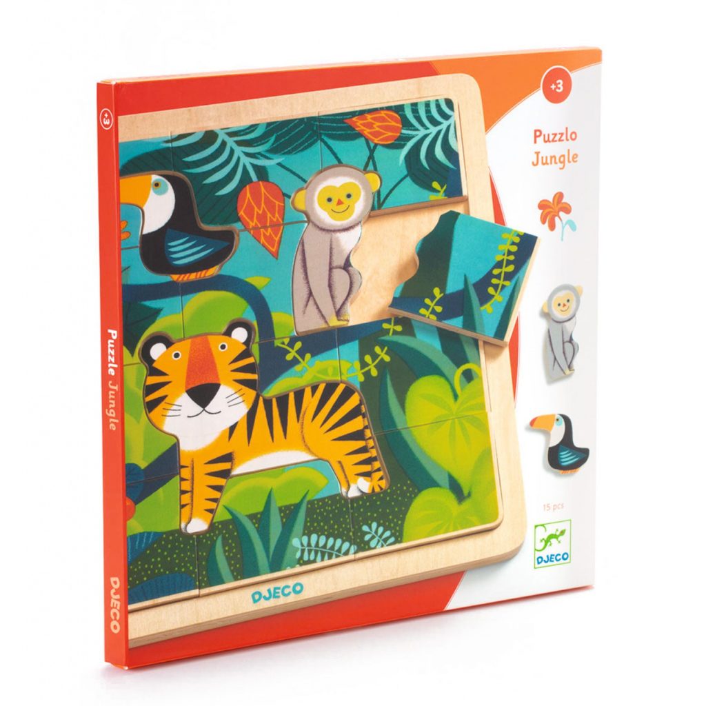Puzzle din lemn Jungla