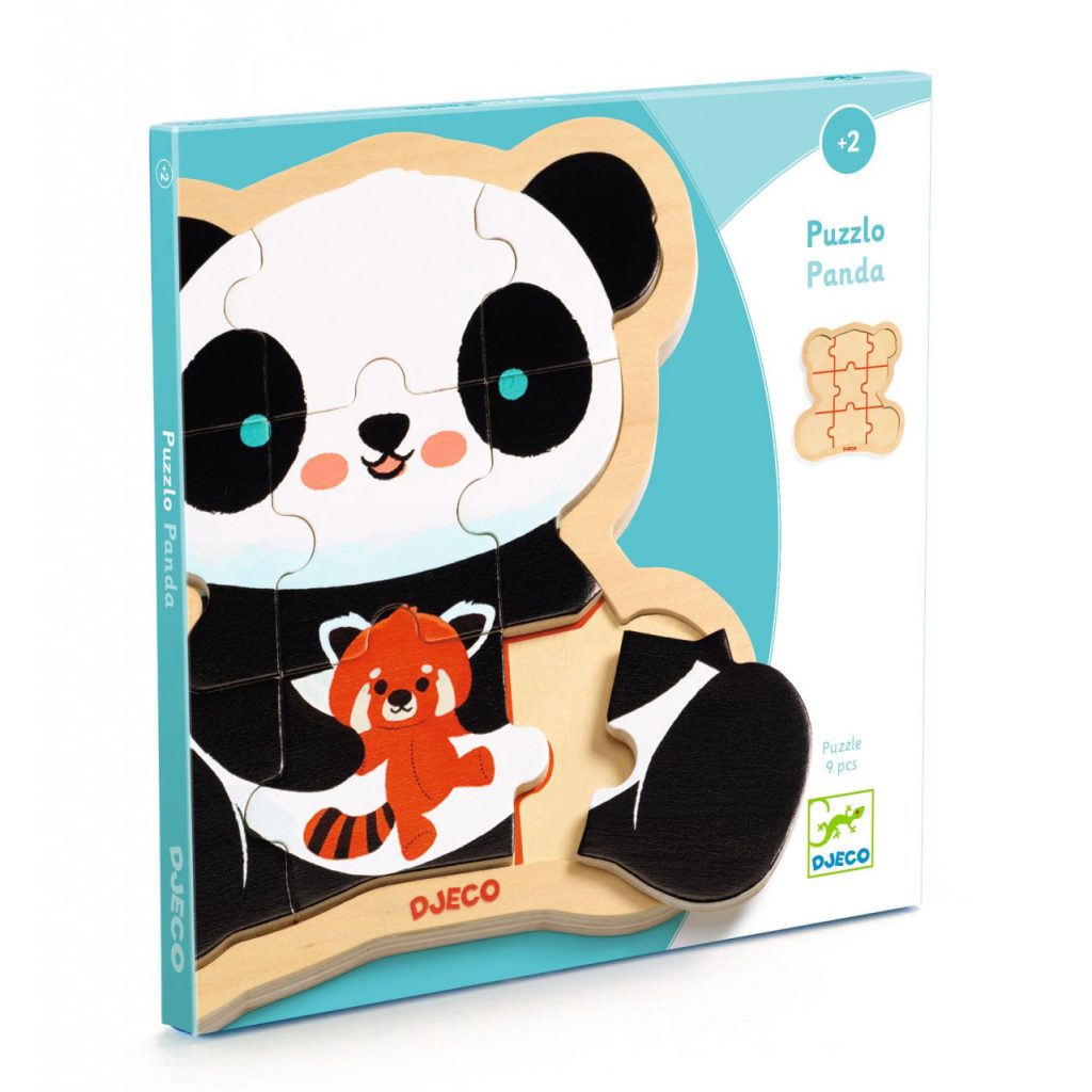 Puzzle din lemn Ursuletul Panda