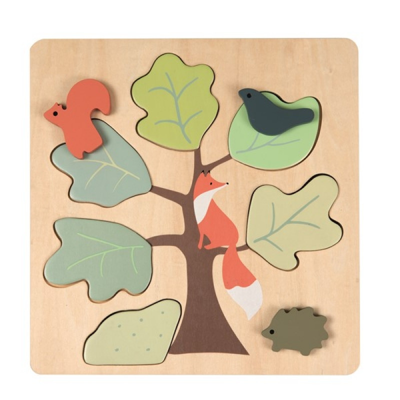 Puzzle din lemn vulpita