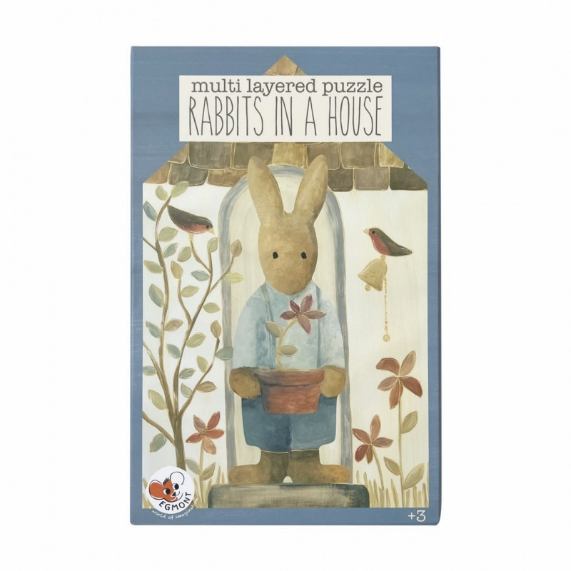Puzzle familia de iepurasi