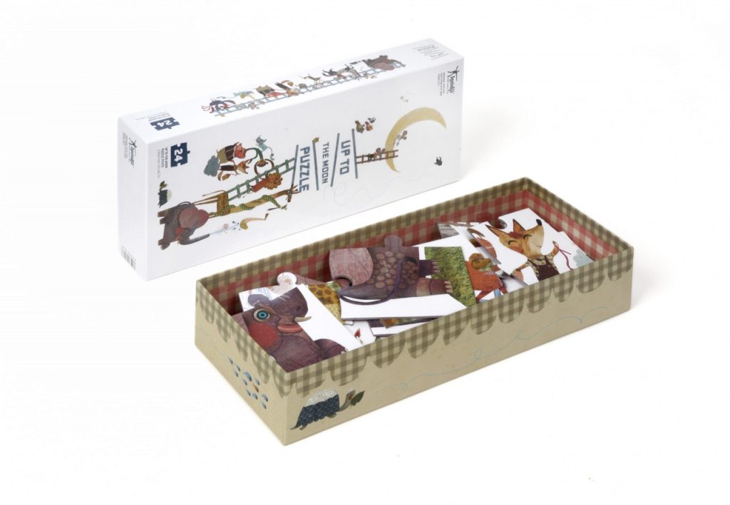 Puzzle gigant Sus pana la luna