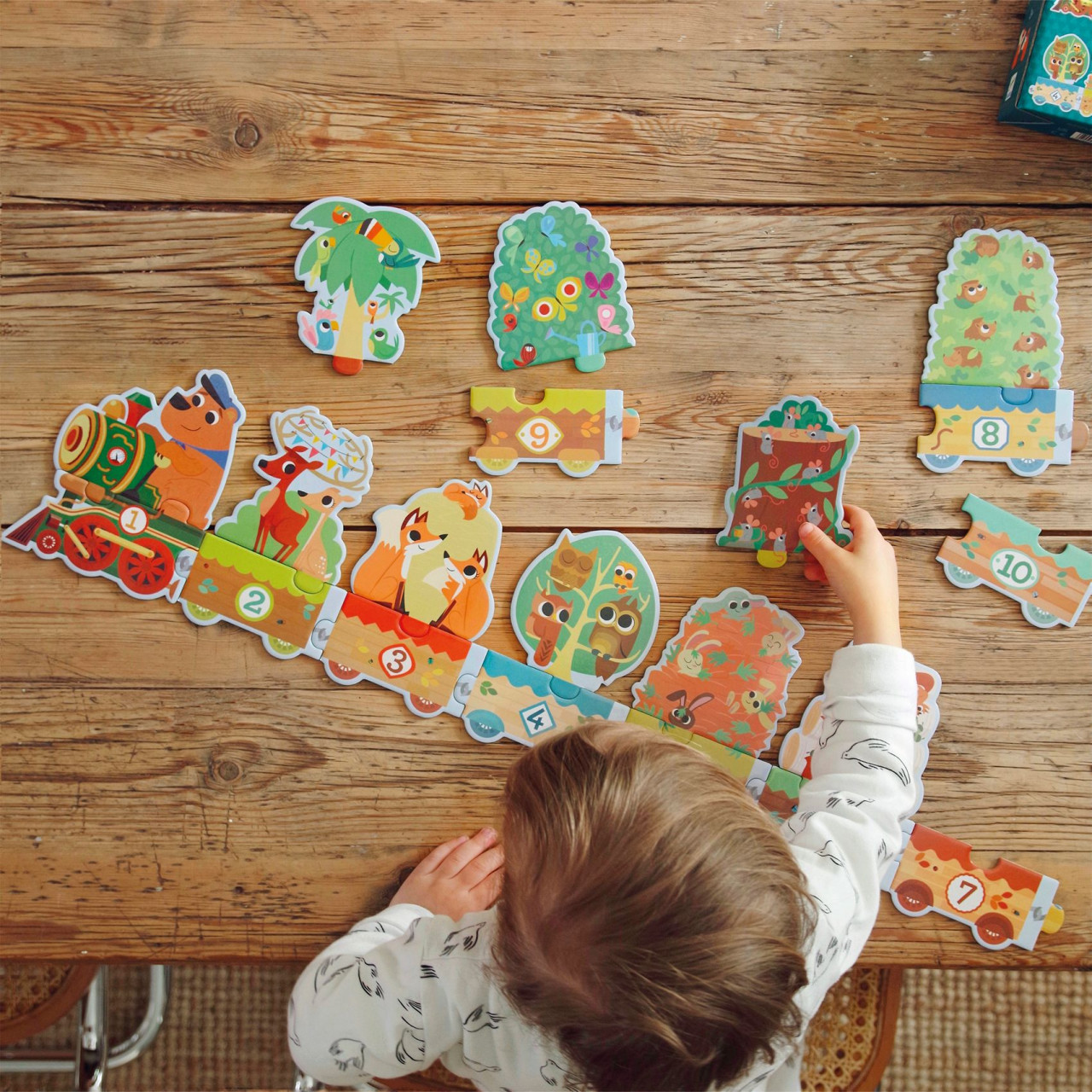 Puzzle Invat sa numar, Djeco - imagine 4