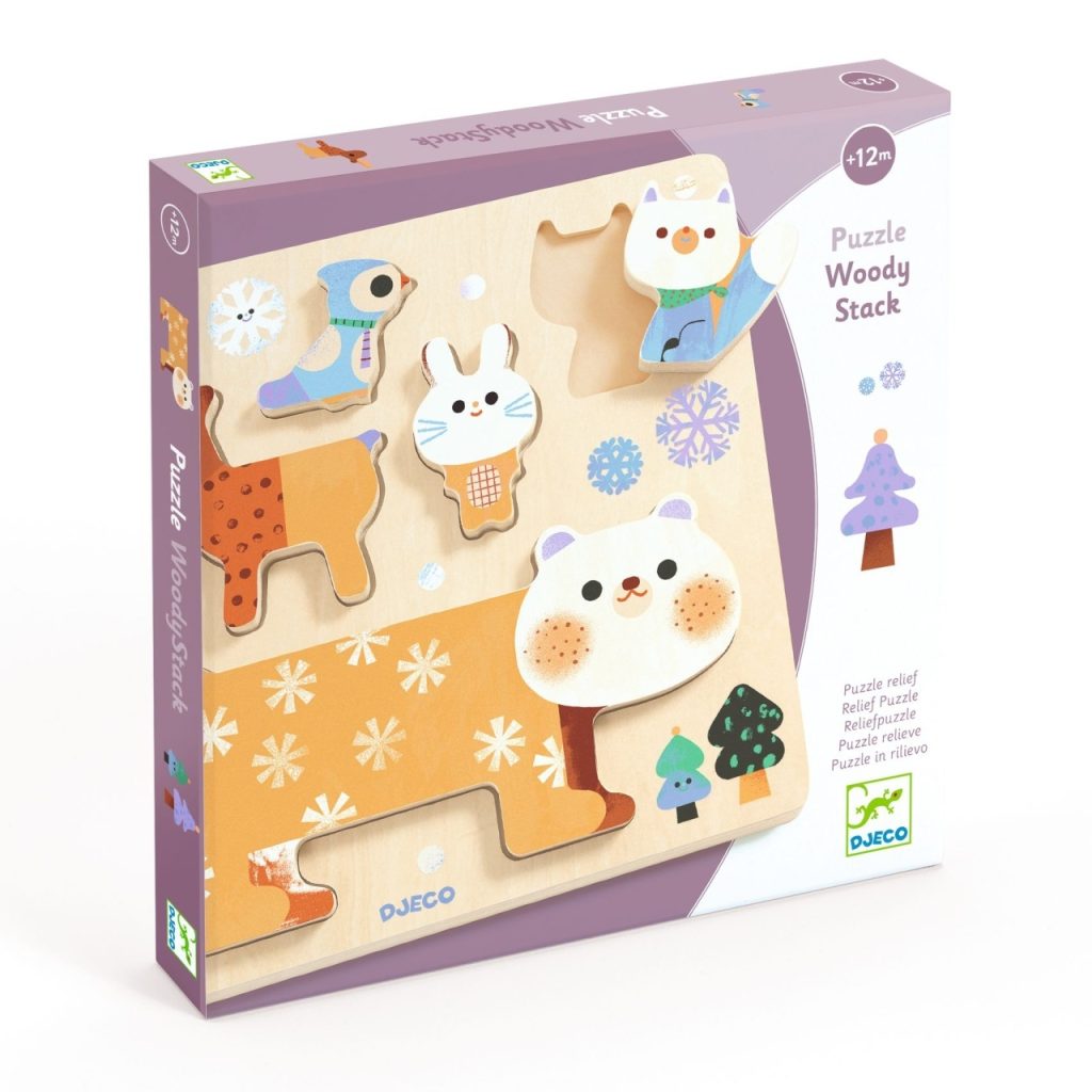 Puzzle lemn animale simpatice