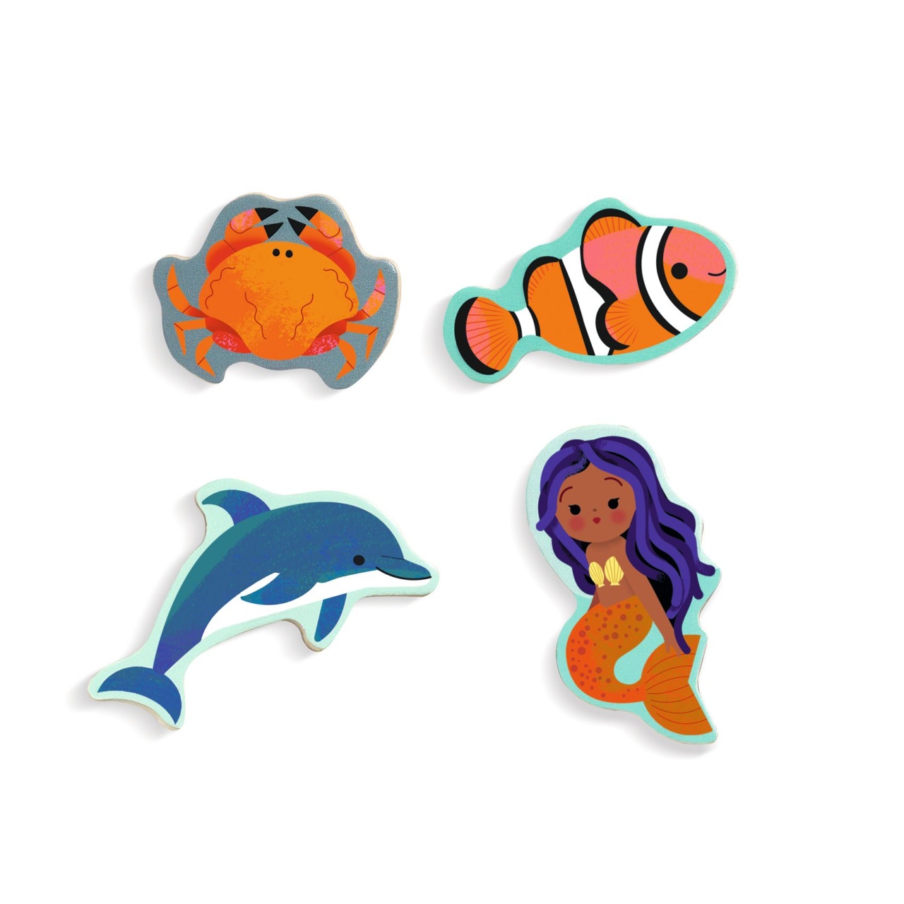 Puzzle lemn Ocean, Djeco - imagine 3