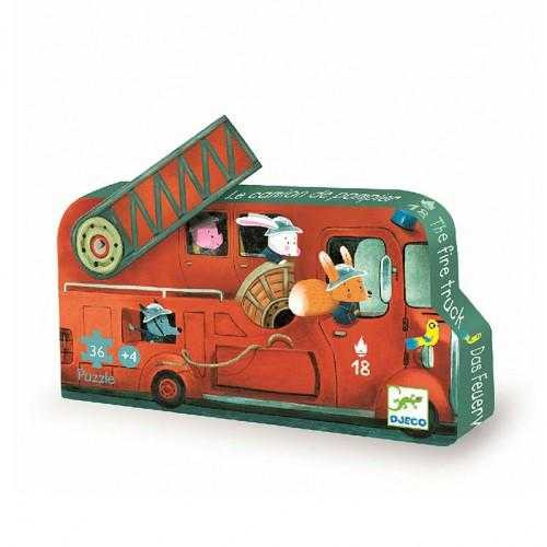 Puzzle Masina de pompieri