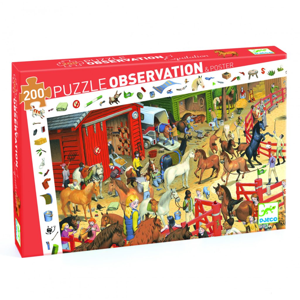 Puzzle observatie Cai