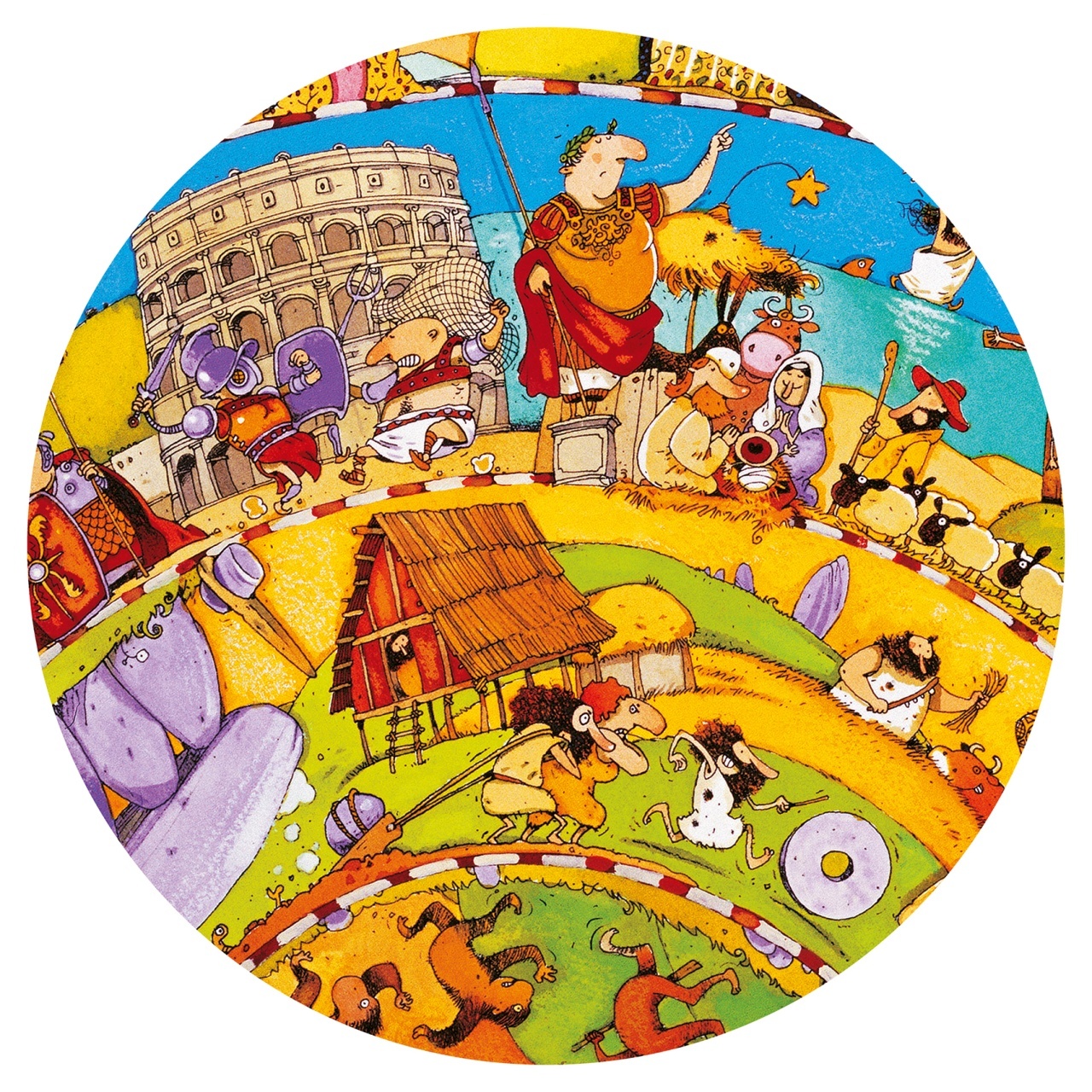 Puzzle observatie Evolutie, Djeco - imagine 4