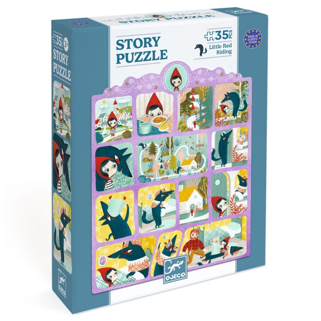Puzzle poveste Scufita Rosie