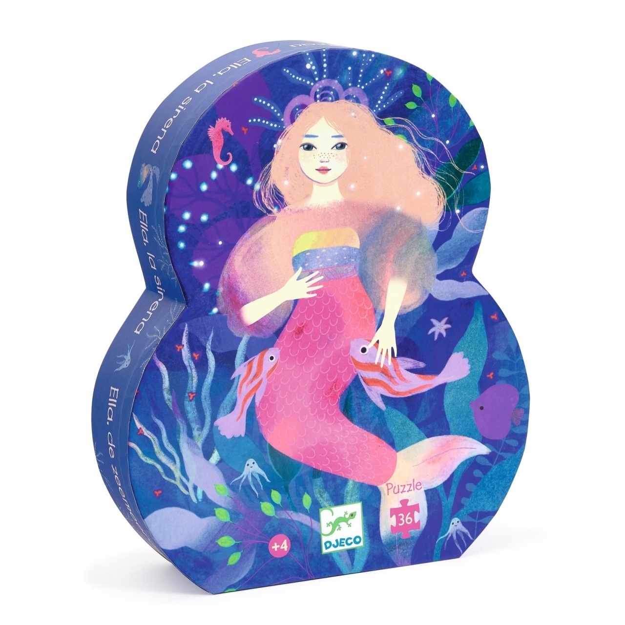 Puzzle Sirena Ella, Djeco - imagine 3