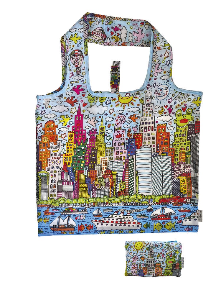 Sacosa textil James Rizzi My New York City