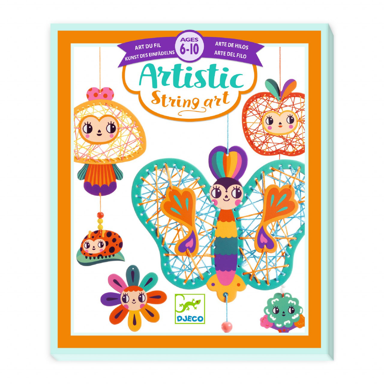 Set creativ de cusut Gradina, Djeco - imagine 4
