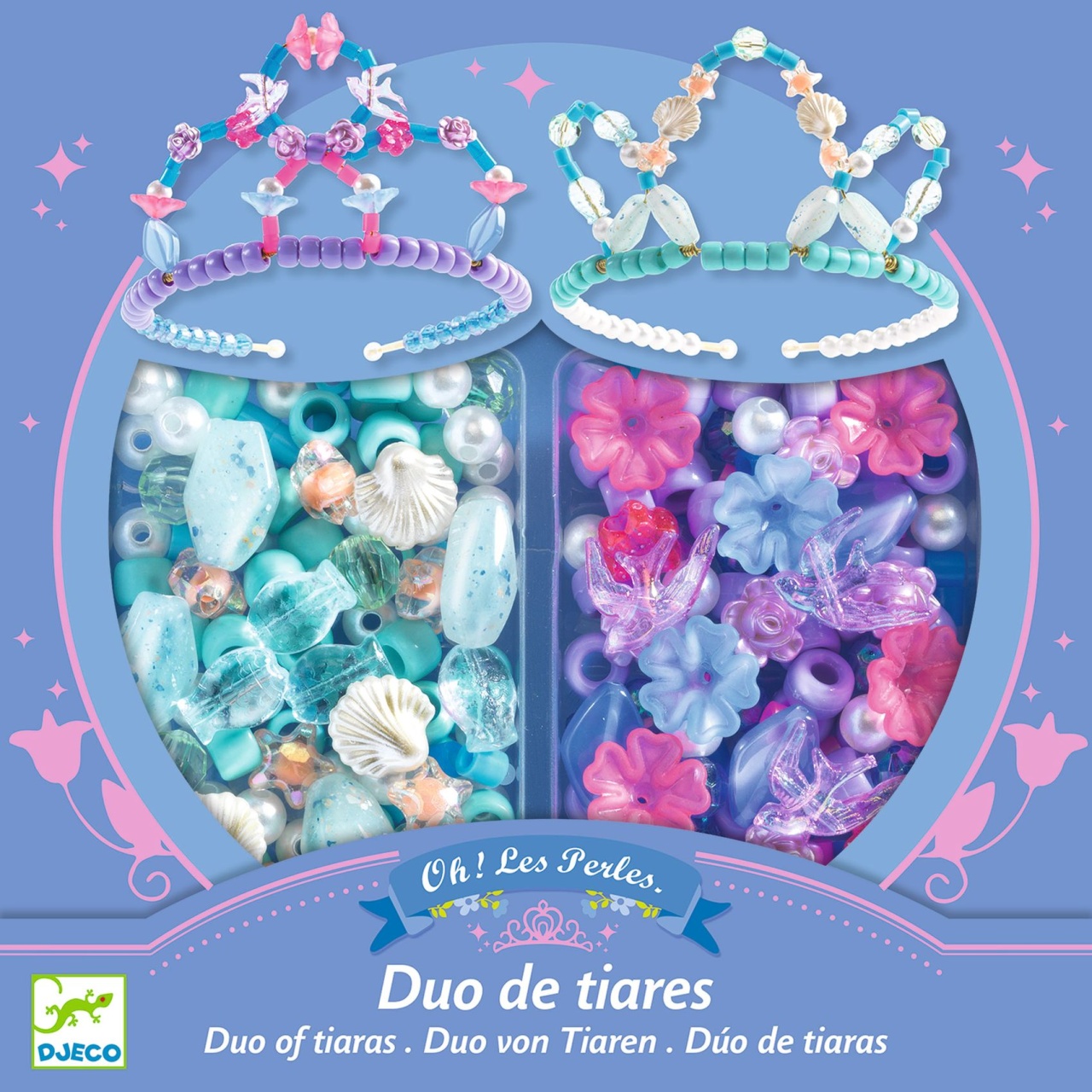 Set creativ diademe printese, Djeco - imagine 4