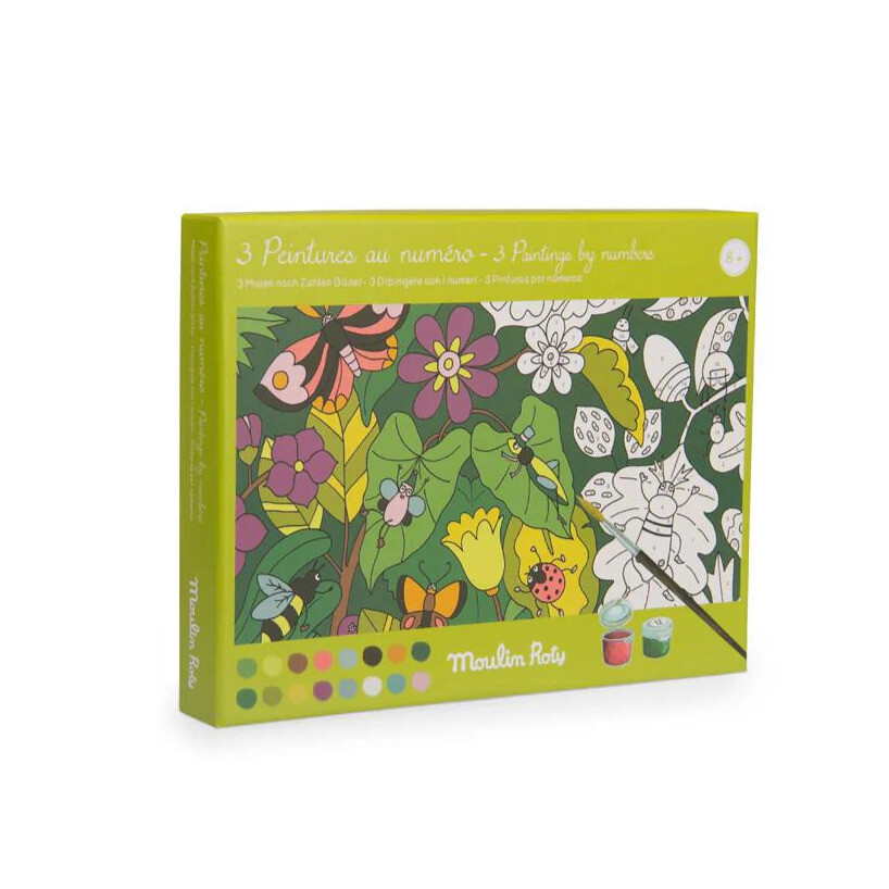 Set creativ Picteaza cu numere Variatii botanice