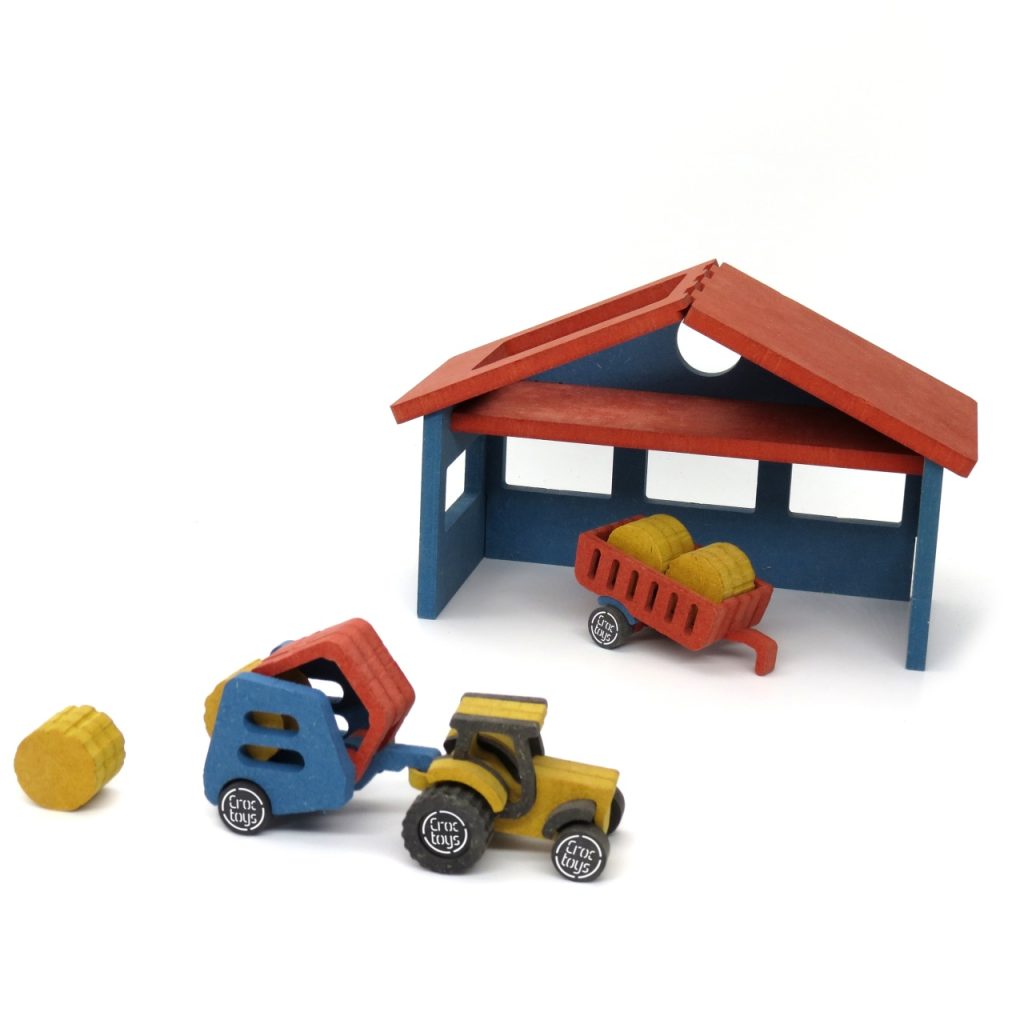 Set de constructie Ferma cu tractor Nathan