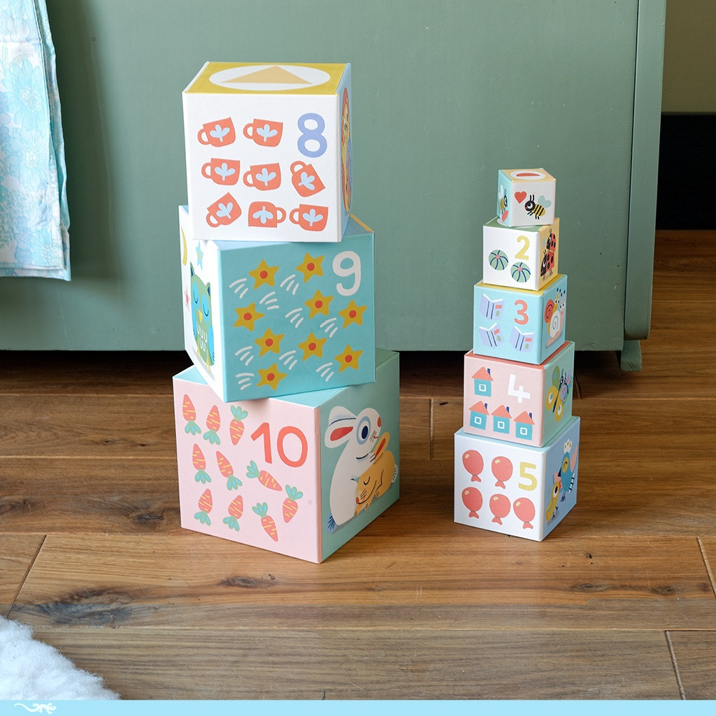 Turn de construit BabyBloki, Djeco - imagine 5