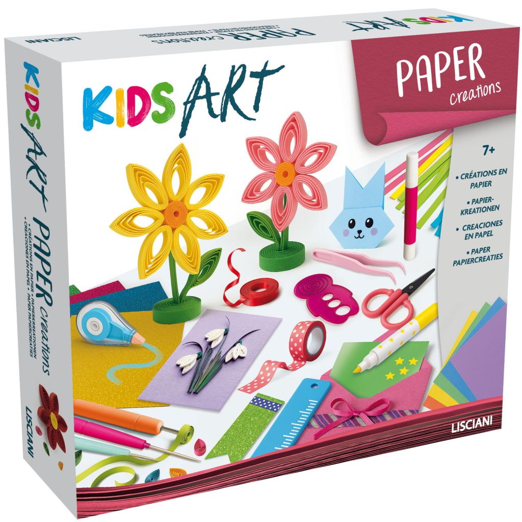 Set creativ KIDS ART - Decoratiuni din hartie