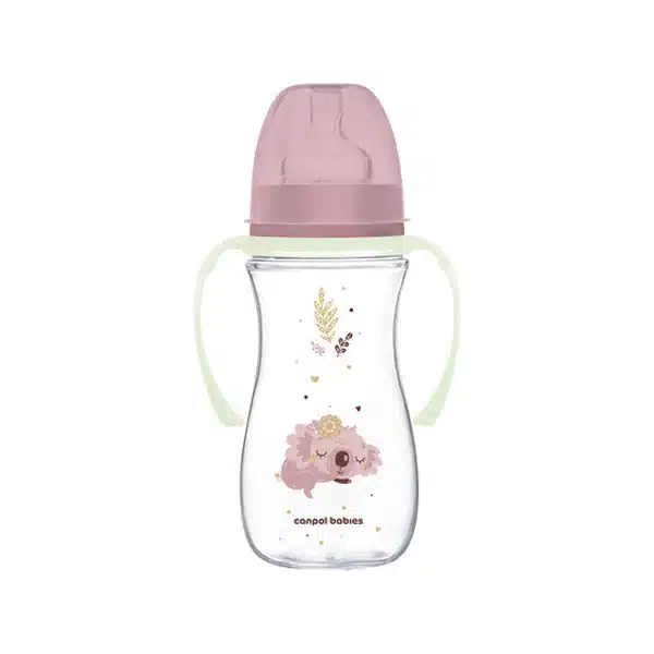 CANPOL BIBERON ANTICOLICI CU GAR LARG 300ml Sleepy Koala - imagine 2