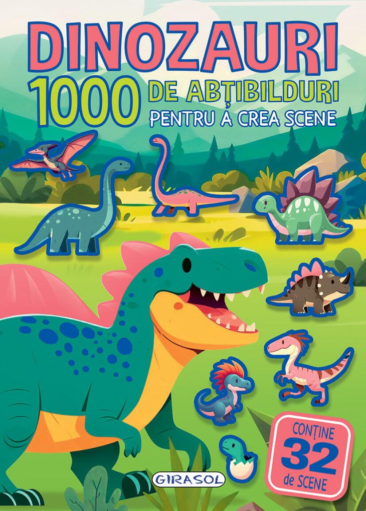1000 de abtibilduri - Dinozauri