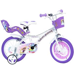 Bicicleta copii Dino Bikes 14" Unicorn Academy