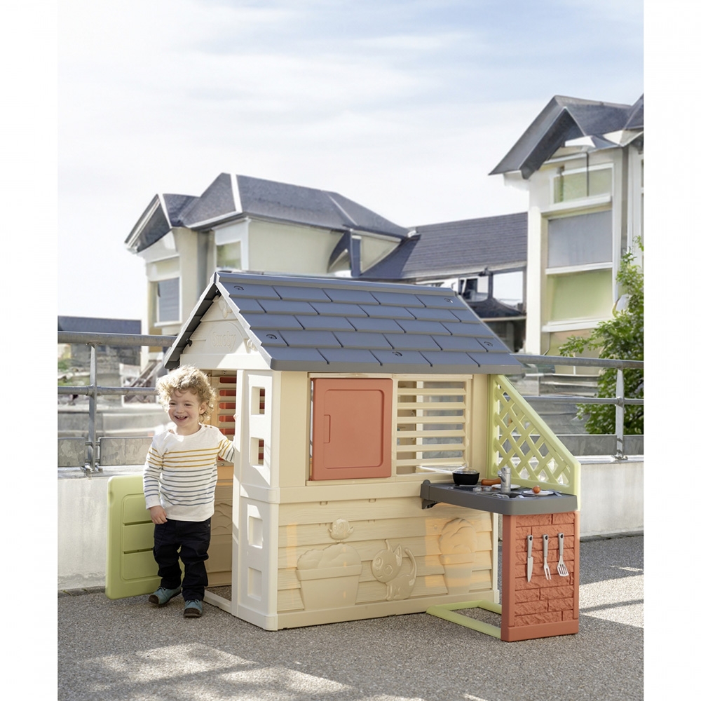Casuta pentru copii Smoby Life Nature cu bucatarie - imagine 3
