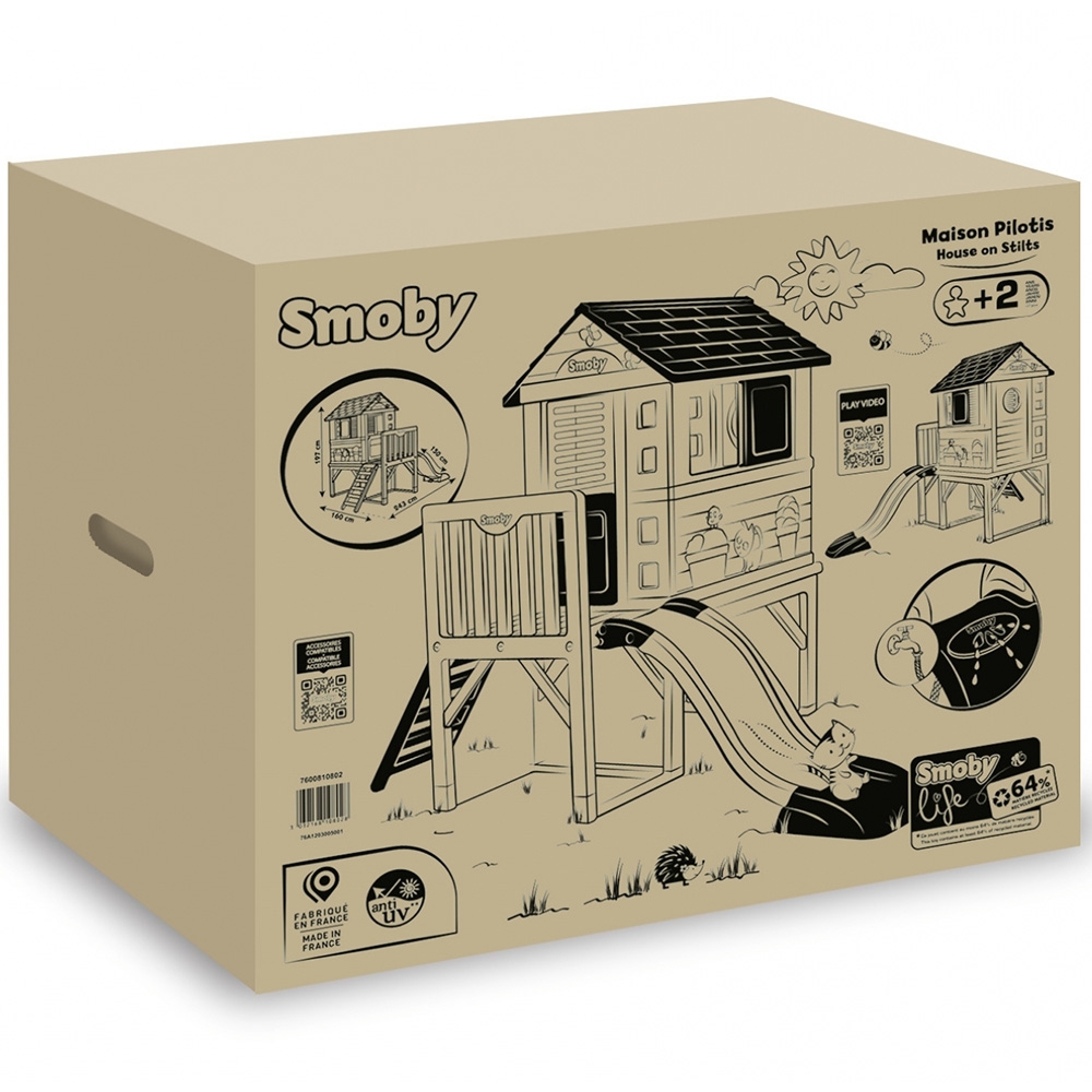 Casuta pentru copii Smoby Life pe piloni - imagine 12