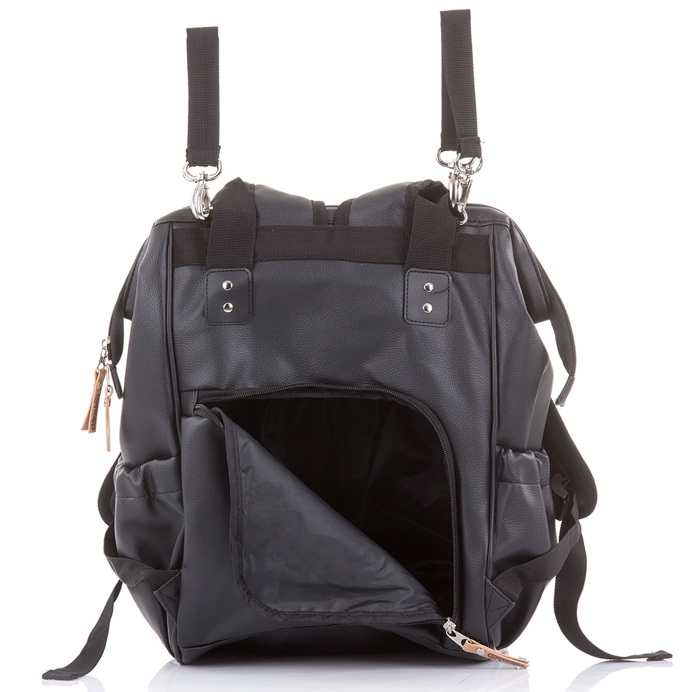 Gentuta de infasat Chipolino black leather - imagine 5