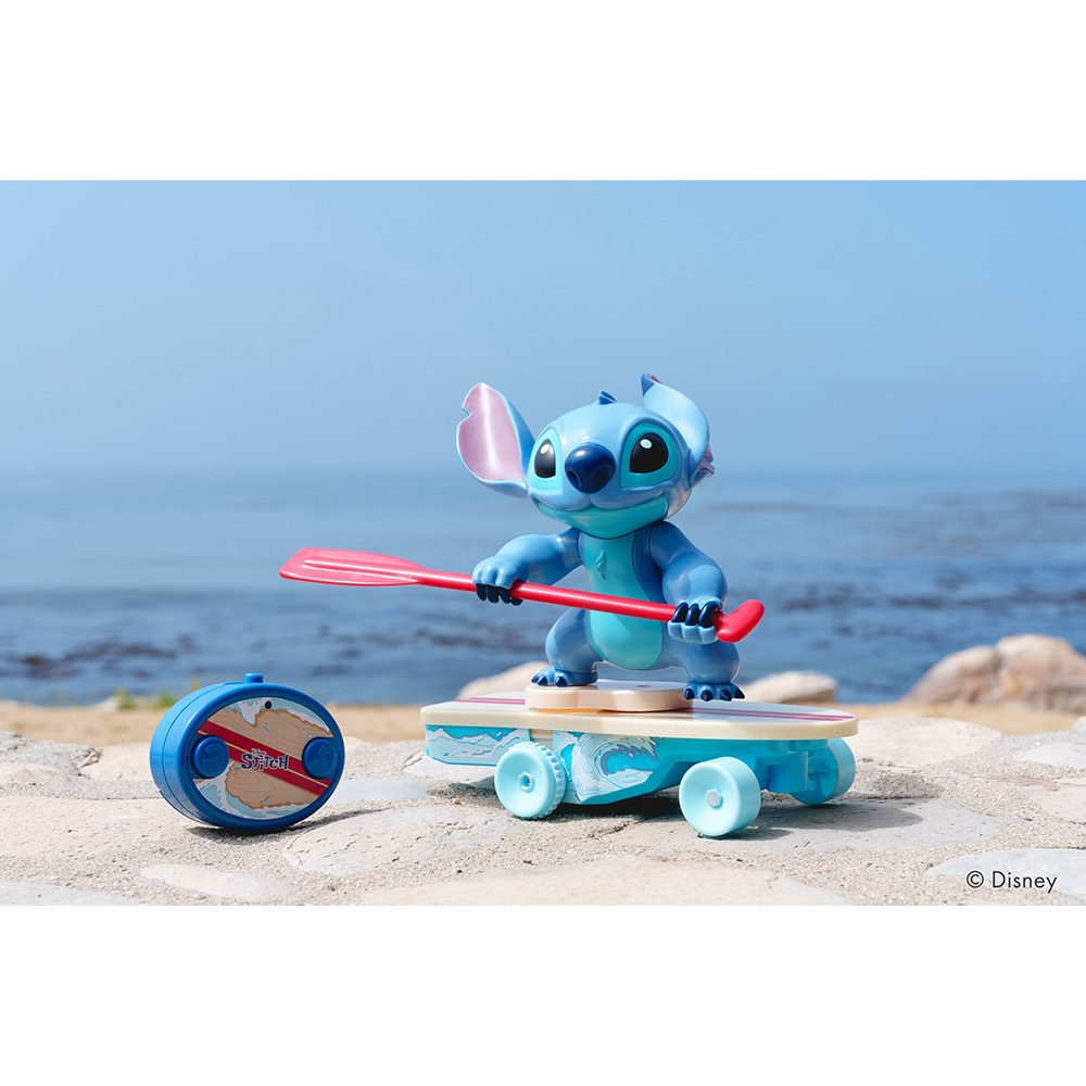 Masina Jada Toys Surfer Stitch 25 cm cu telecomanda - imagine 20