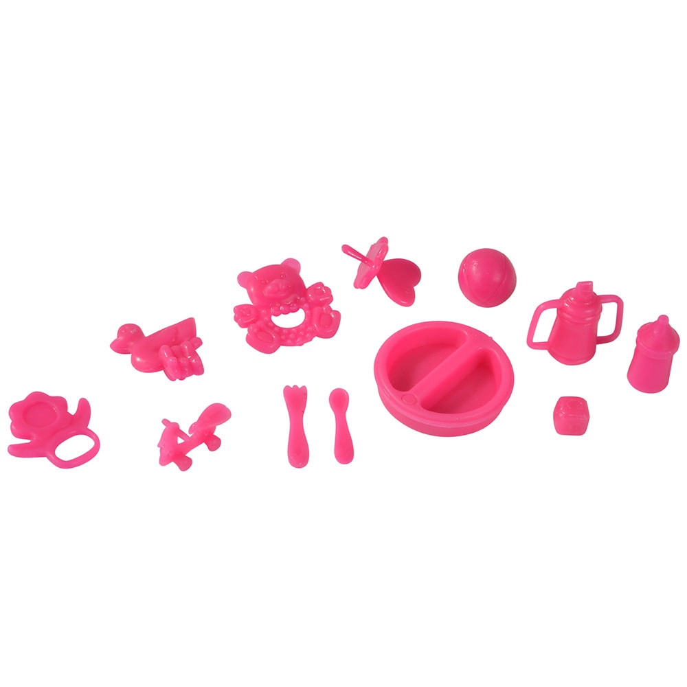 Papusa Simba Steffi Love Baby Walk 29 cm mov cu carucior si accesorii - imagine 2