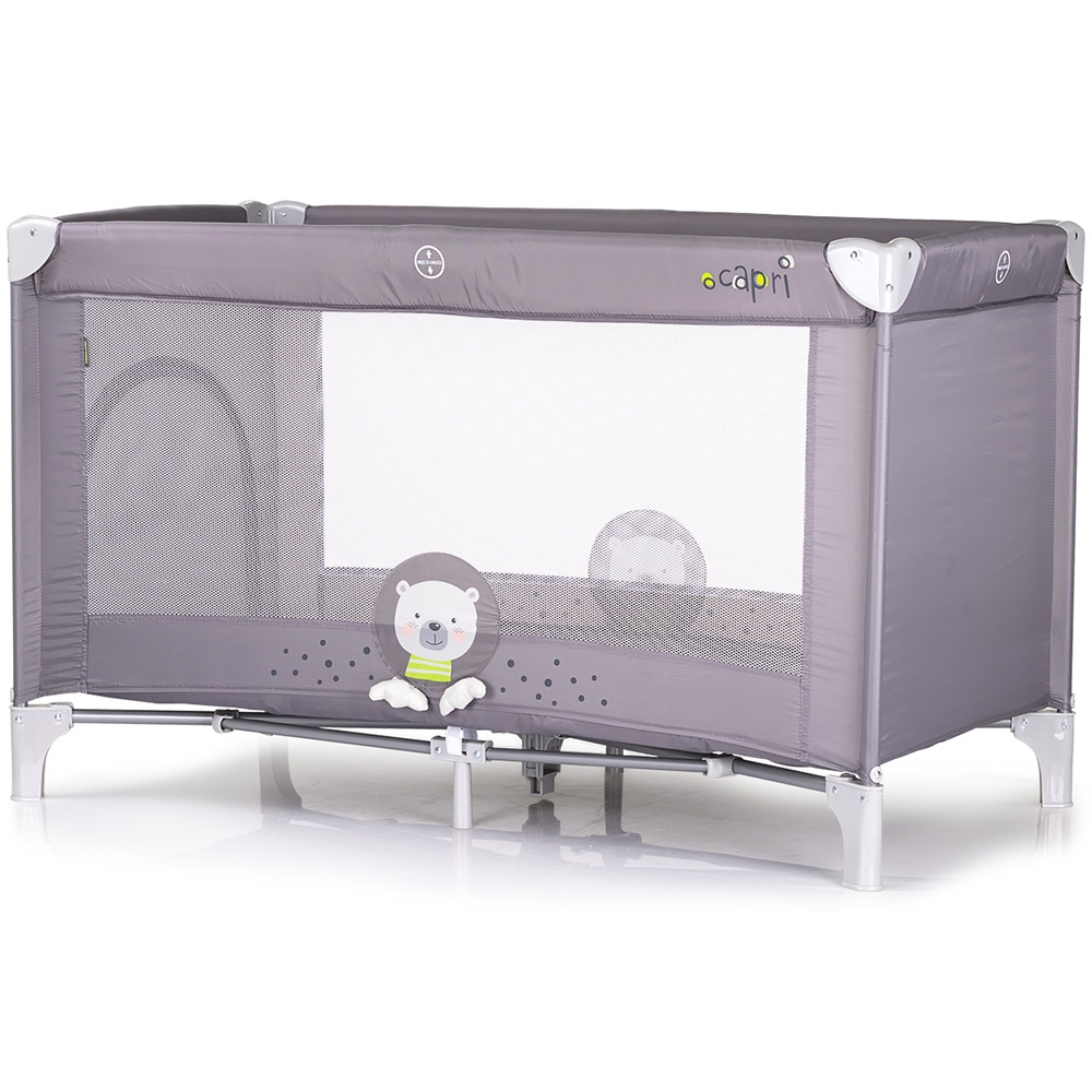 Patut pliabil Chipolino Capri Bear grey - imagine 2