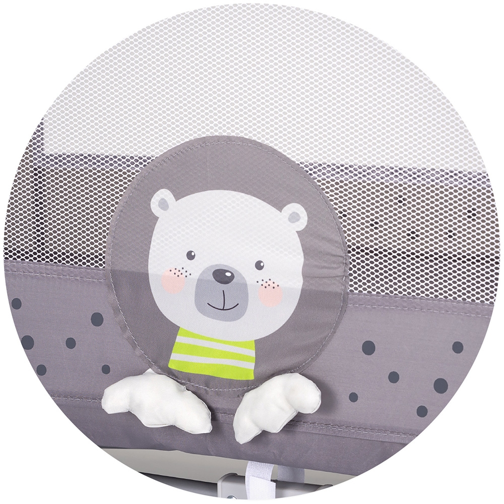 Patut pliabil Chipolino Capri Bear grey - imagine 4