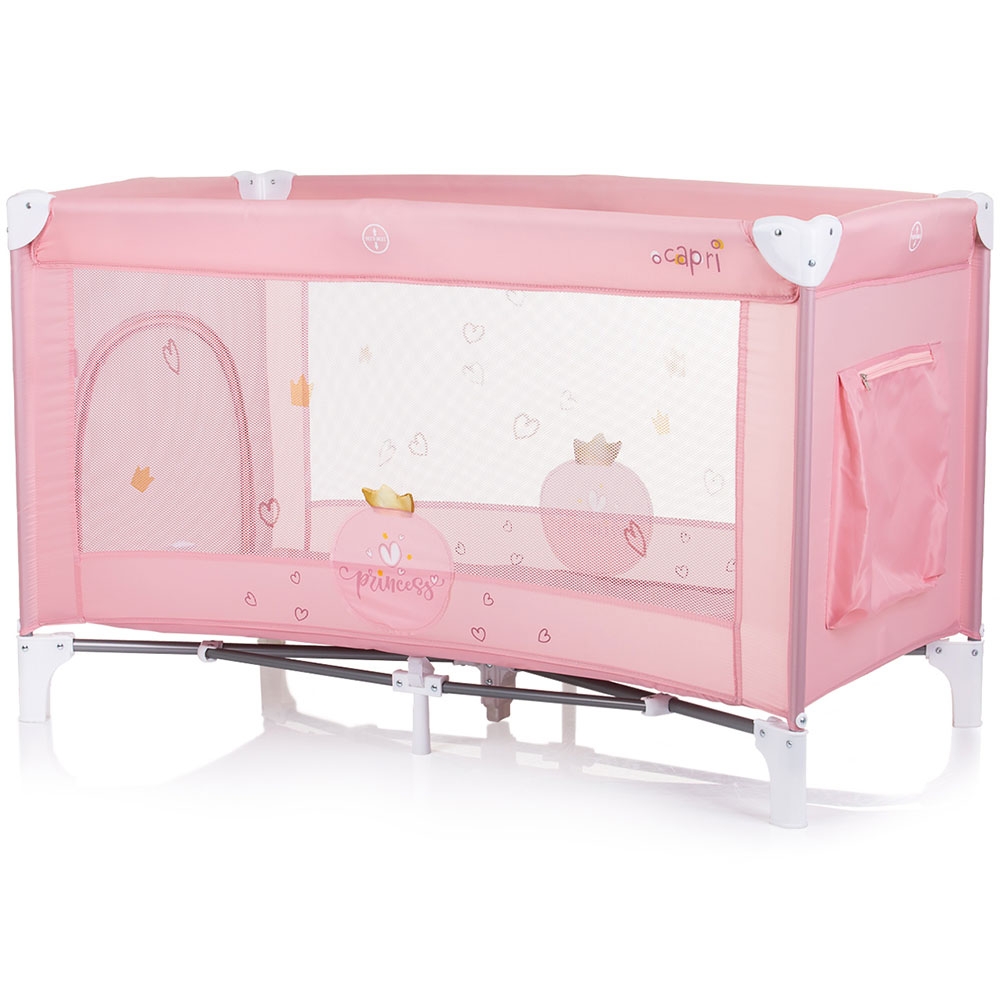 Patut pliabil Chipolino Capri Princess pink - imagine 2
