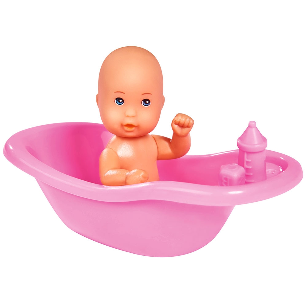 Set Simba Steffi Love New Born Baby Set papusa 29 cm, 1 bebelus si accesorii - imagine 4