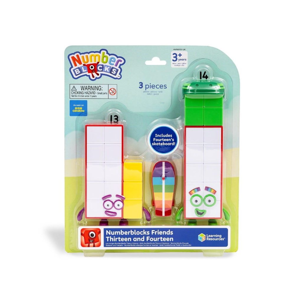 Set figurine Numberblocks - Treisprezece & Paisprezece