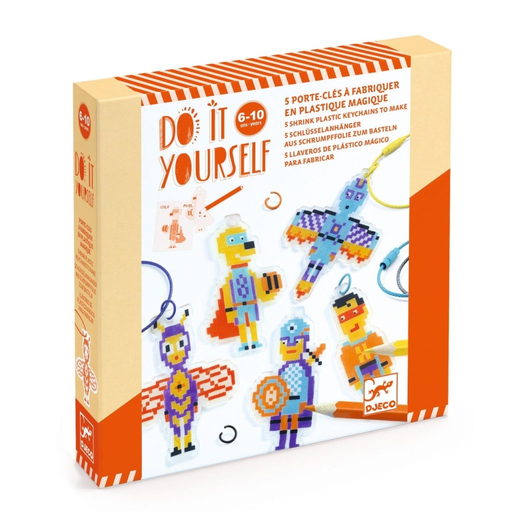 Joc creativ DIY Brelocuri eroi