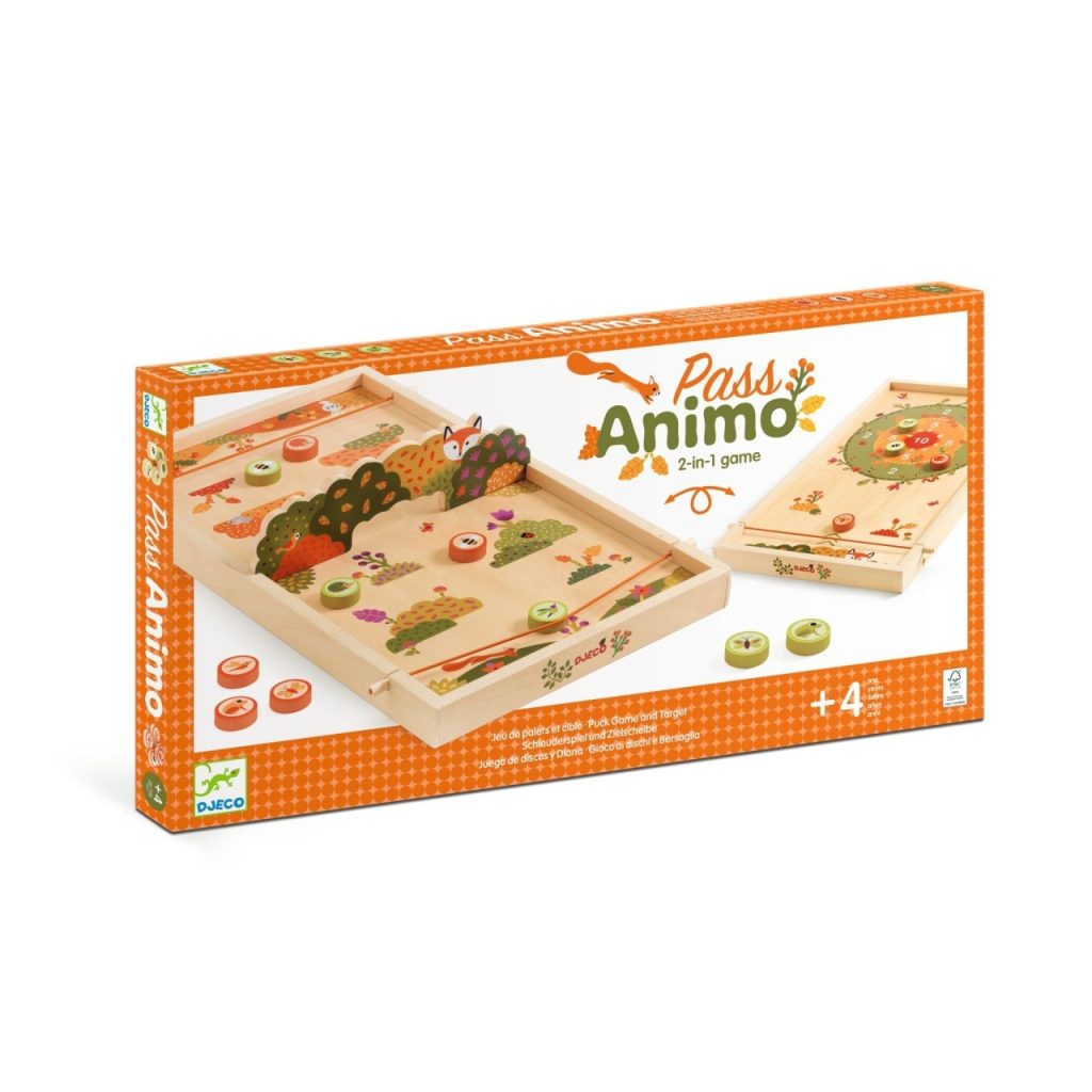 Joc de indemanare din lemn 2 în 1