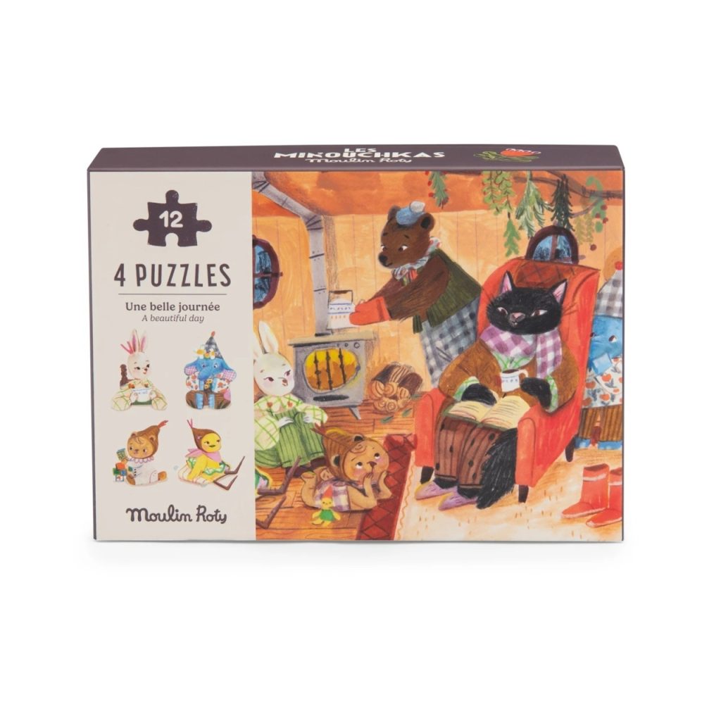 Set 4 mini puzzle-uri O zi perfecta