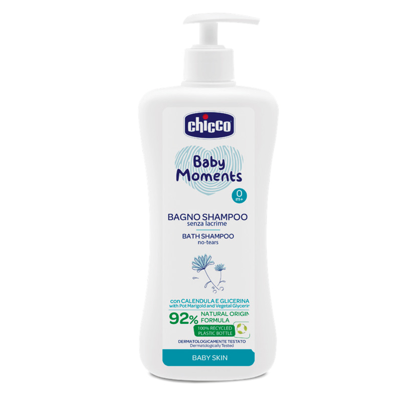 Sampon fara lacrimi Chicco Baby Moments Baby Skin