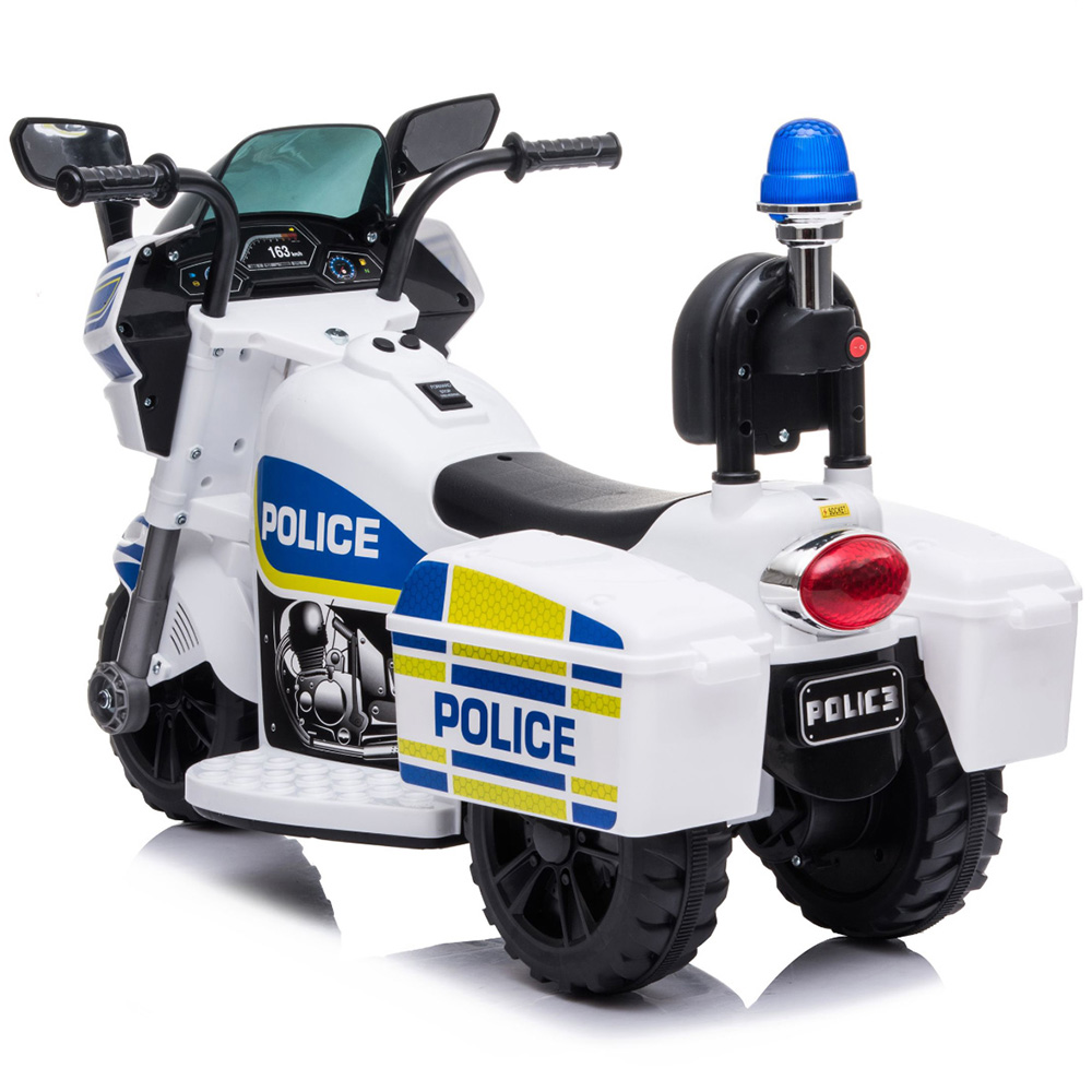 Motocicleta electrica Chipolino Police white - imagine 3