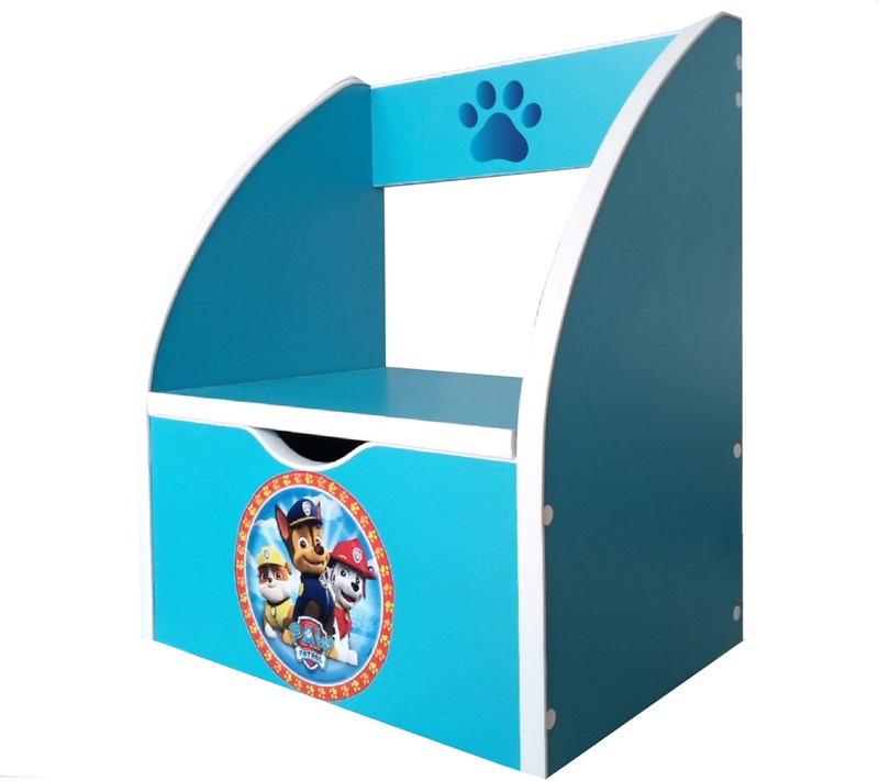 Bancuta Paw Patrol cu lada de depozitare