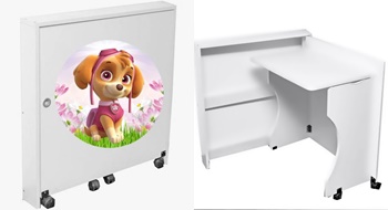 Birou pliabil Paw Patrol Pink
