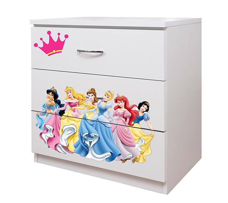 Comoda 3 sertare Printese