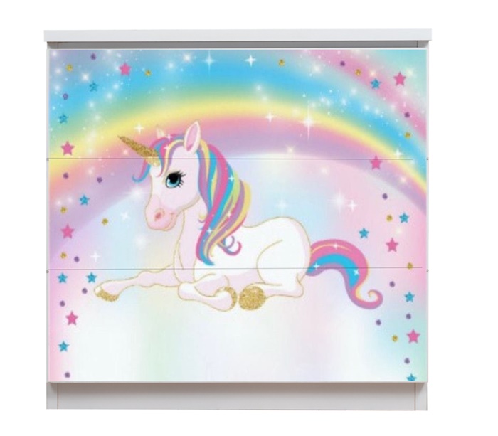 Comoda 3 sertare Unicorn-2
