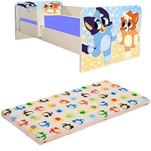 Pat junior Bluey 2 cu saltea inclusa