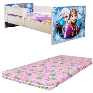 Pat junior Frozen cu saltea inclusa