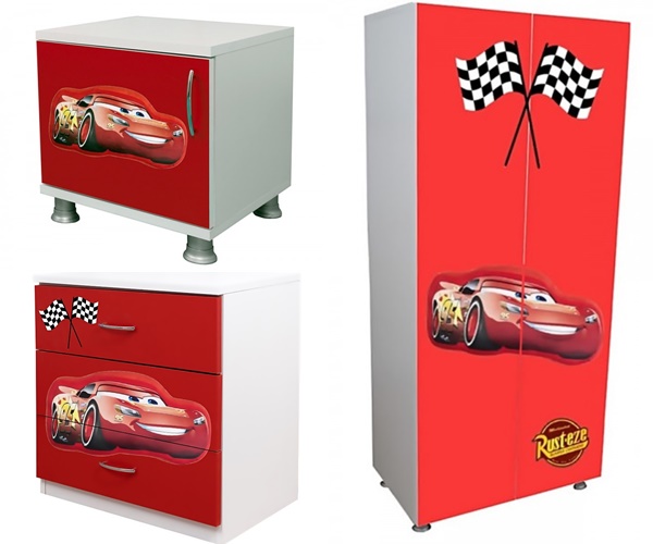 Mobilier camera baieti Cars