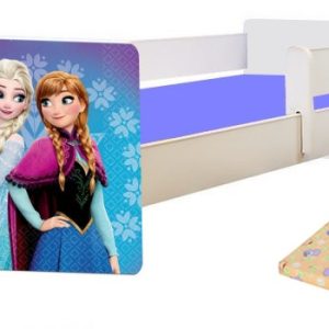Pat junior Frozen 2 cu saltea inclusa