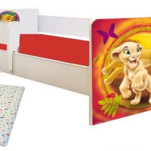 Pat junior Simba cu saltea inclusa