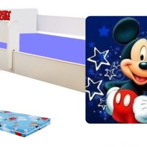 Pat junior Mickey cu saltea inclusa