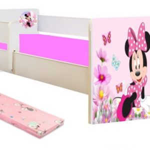 Pat junior Minnie cu saltea